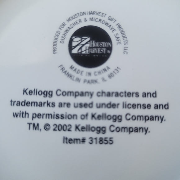 Toucan Sam Tropical Floral Cereal Bowl Y2K Kellogg - Picture 6 of 7